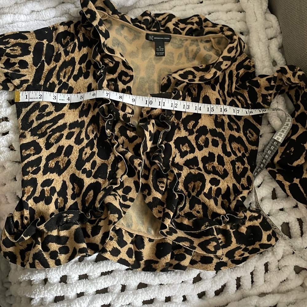CHEETAH Ruffled BOLERO - Picture 8 of 9